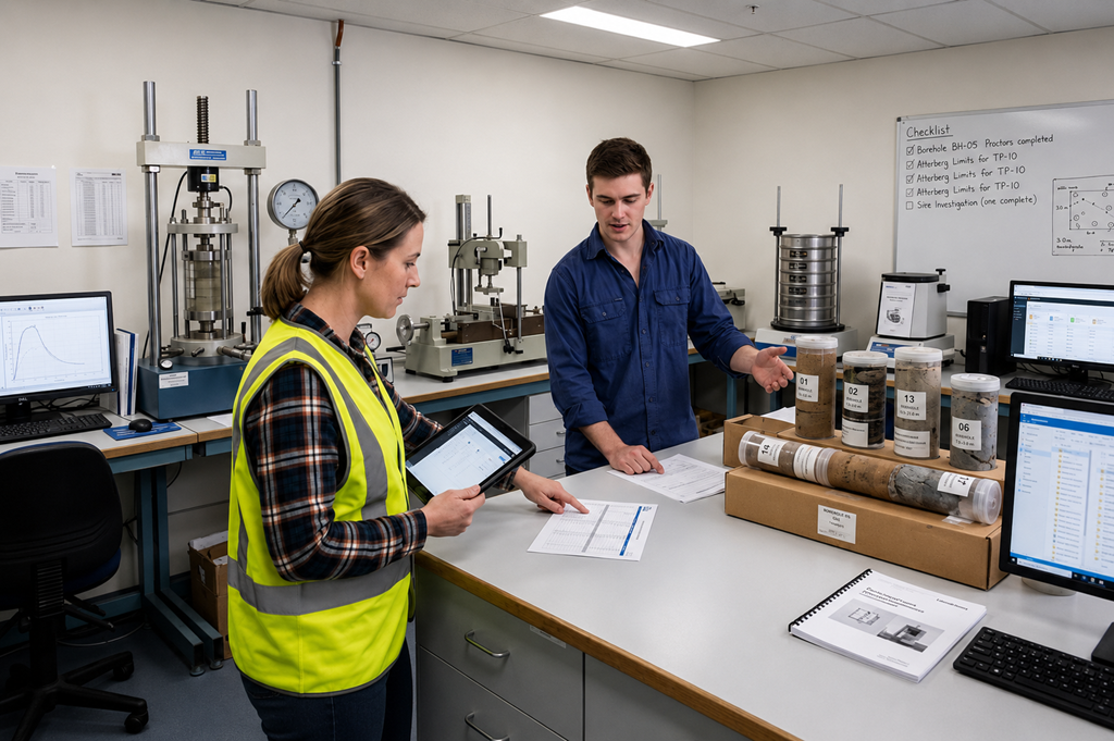 geotechnical laboratory version control